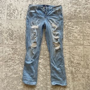 Hollister Torn Boyfriend Jeans